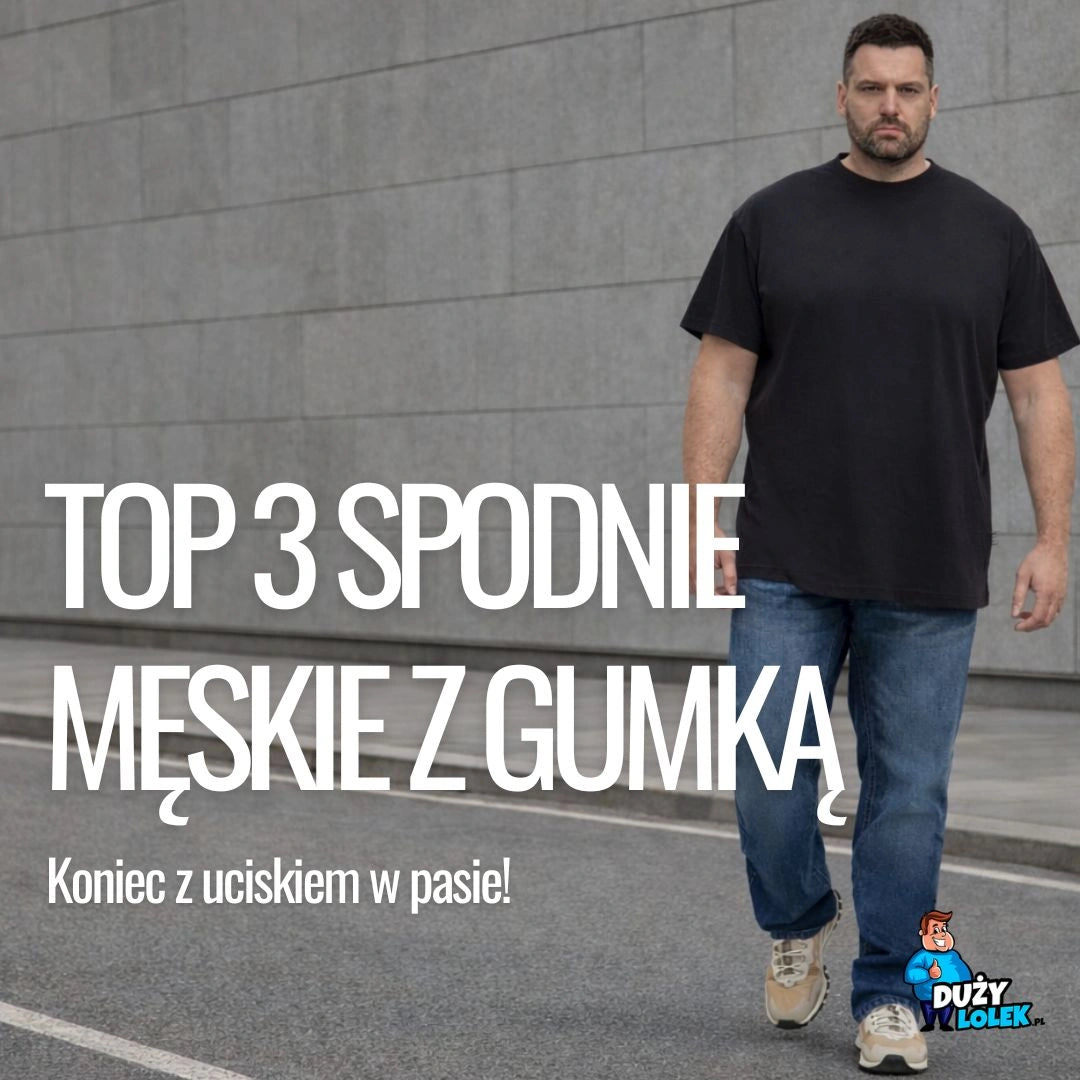 Top 3 spodnie plus size z gumką