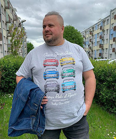 Fajny t-shirt męski - ciekawe stylizacje na co dzień | Duży Lolek