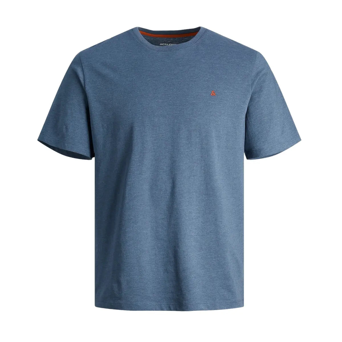 Duża męska koszulka z krótkim rękawem t-shirt gładki Jack &amp; Jones 12253778 ciemnoniebieski