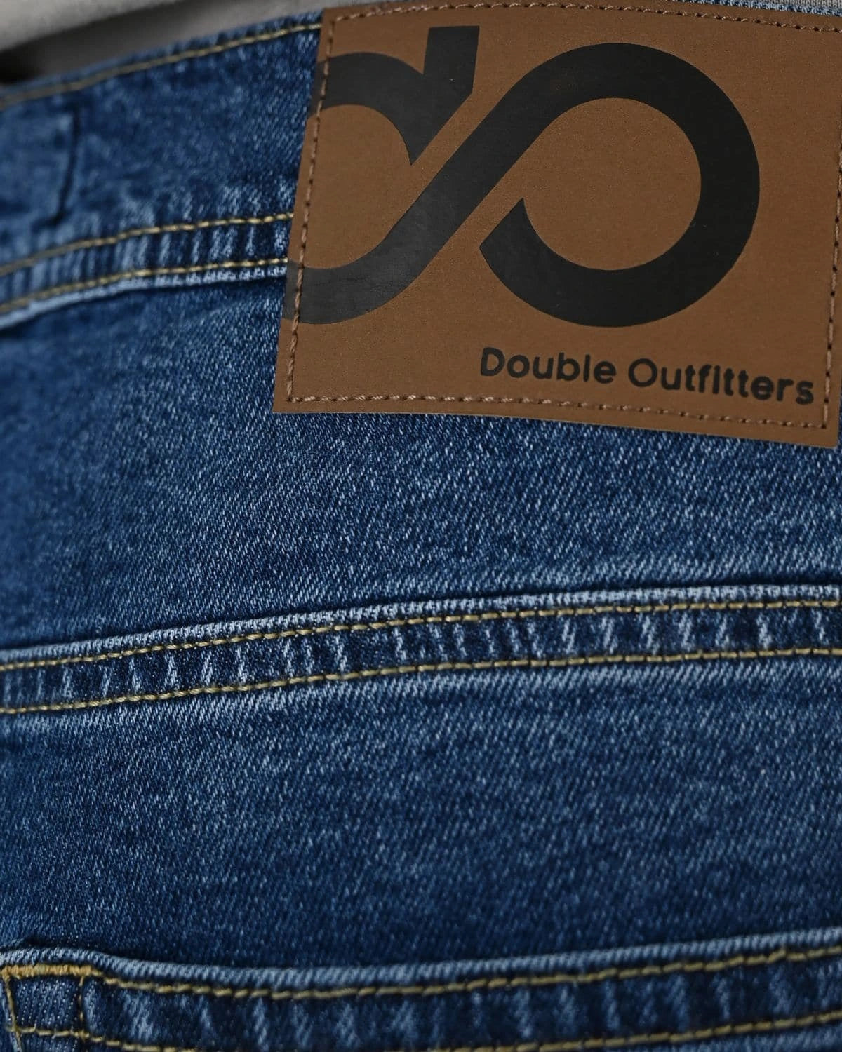 Duże męskie spodenki jeansowe Double Urban Outfitters MJS-7072 granatowe