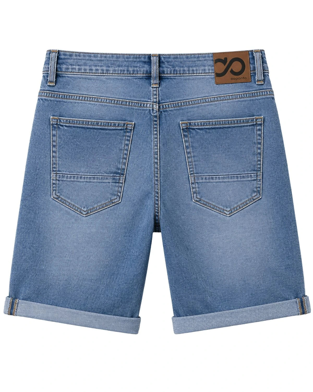 Duże męskie spodenki jeansowe Double Urban Outfitters MJS-7073 niebieskie