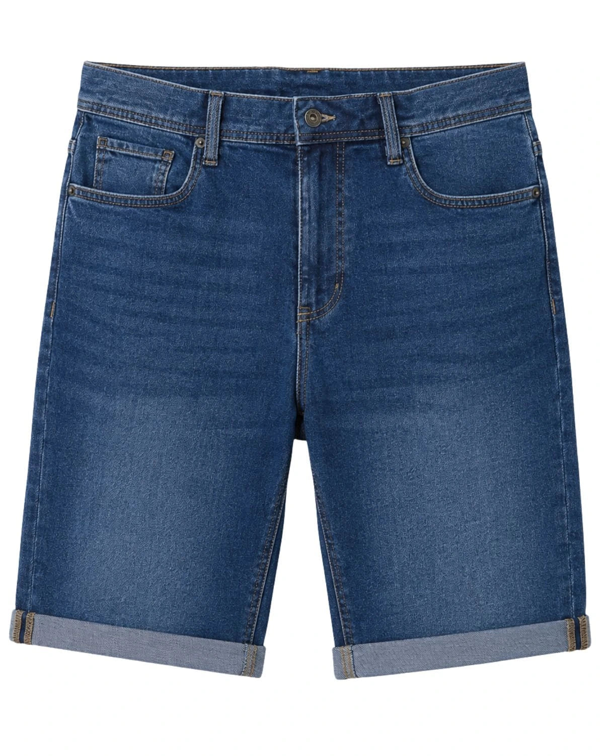Duże męskie spodenki jeansowe Double Urban Outfitters MJS-7072 granatowe