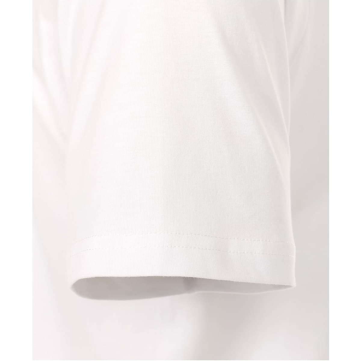 Duża męska gładka koszulka z dekoltem w serek t-shirt Redmond 660-0 biały