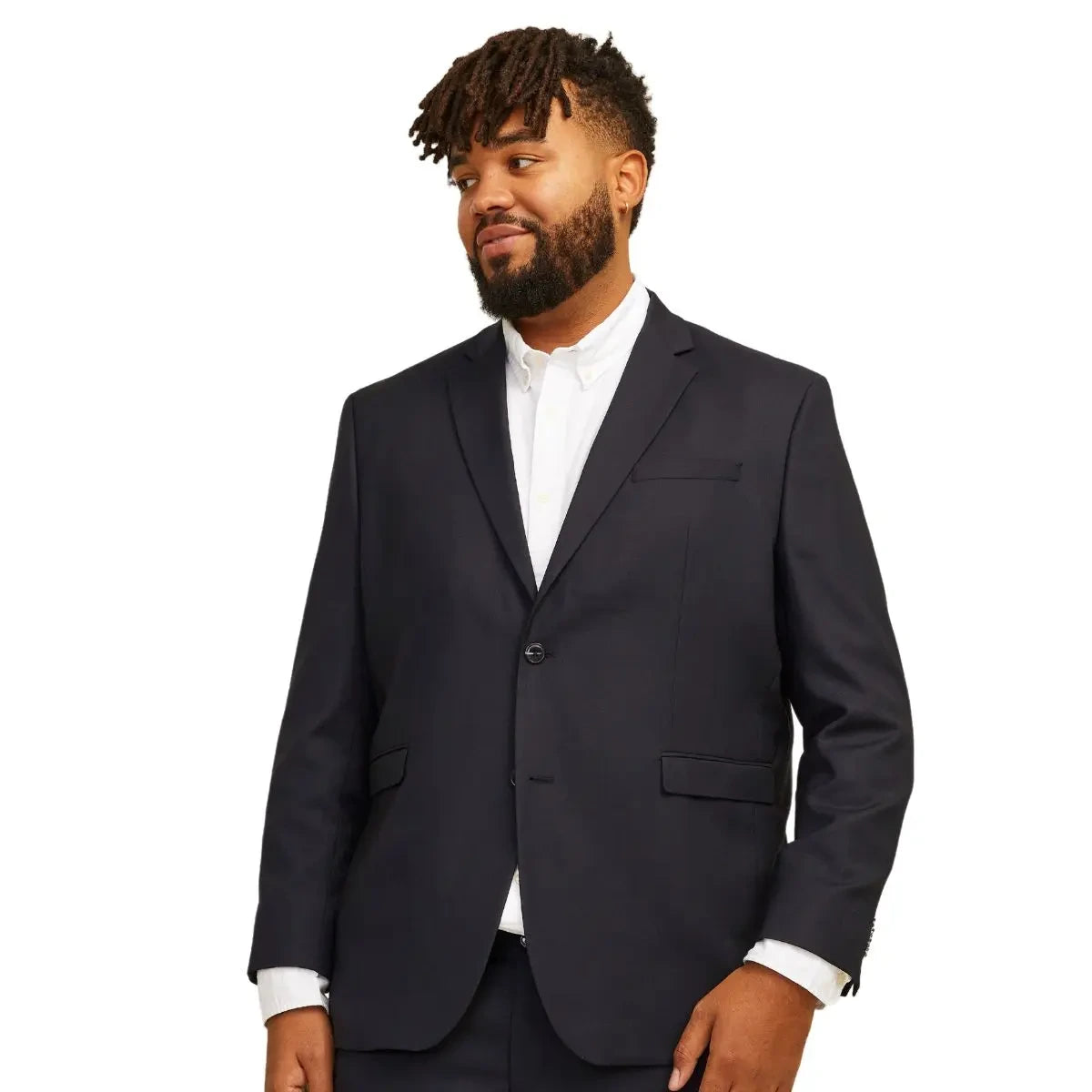 Duża męska marynarka Jack &amp; Jones 12263988 czarna