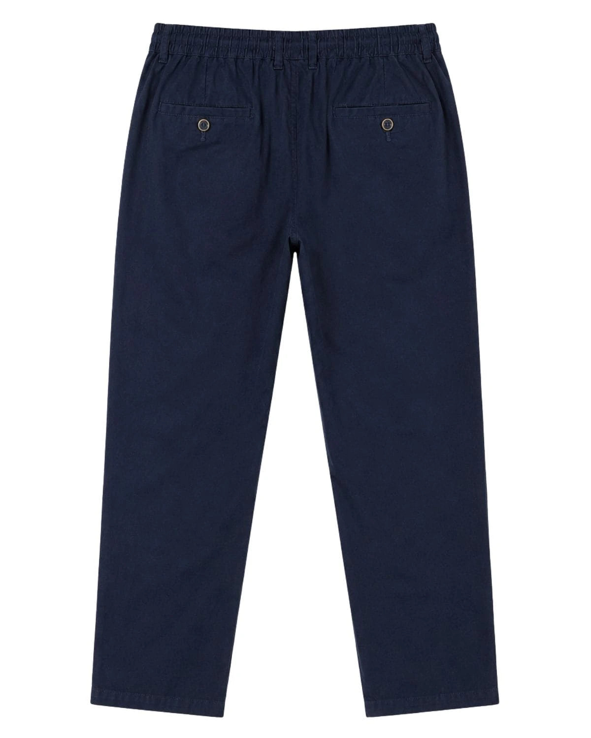 Duże męskie spodnie chinosy lniane Double Urban Outfitters CP-4104 granatowe
