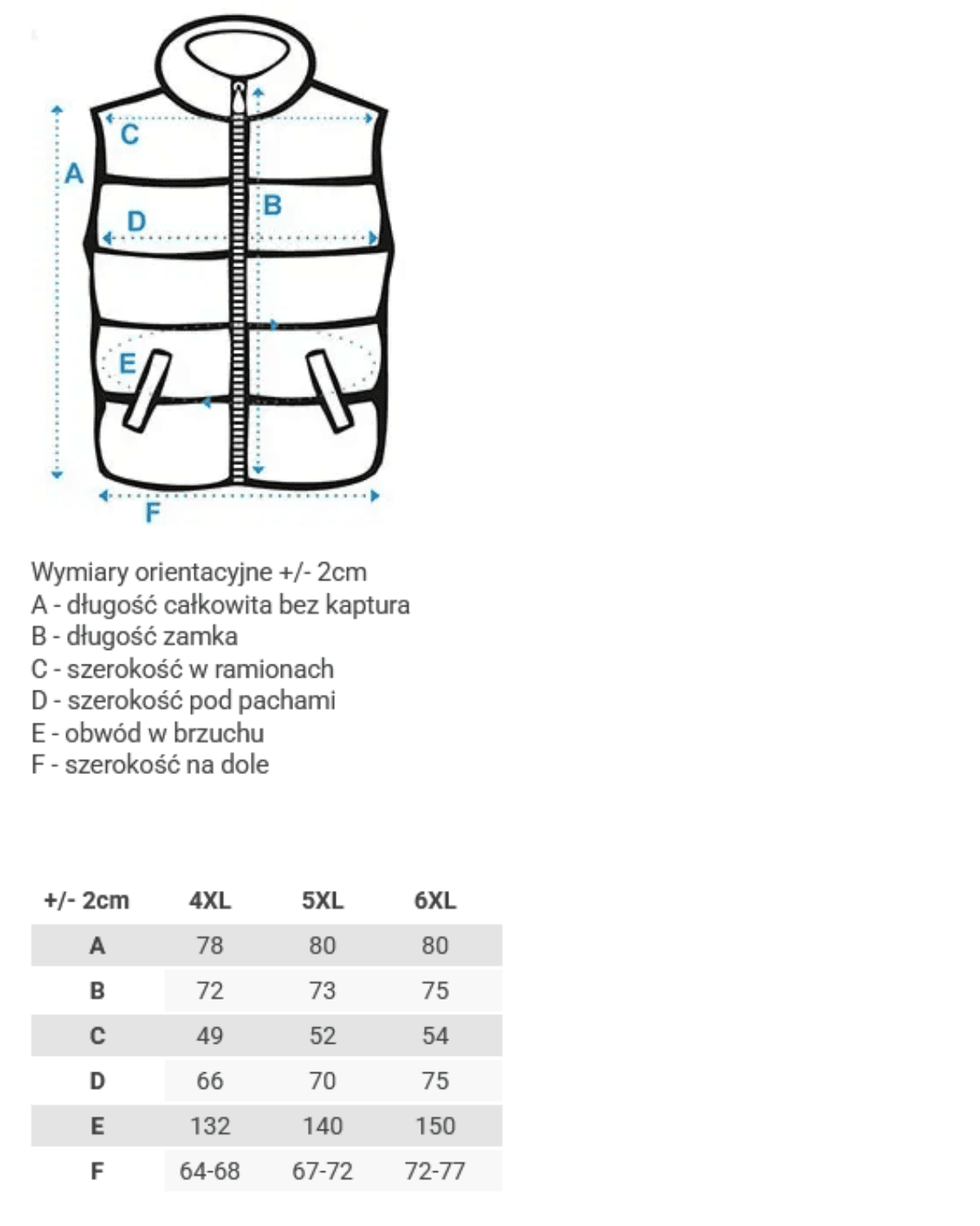 Duży męski bezrękawnik pikowany kamizelka ze stójką Casa Moda 126430003-105 granatowa