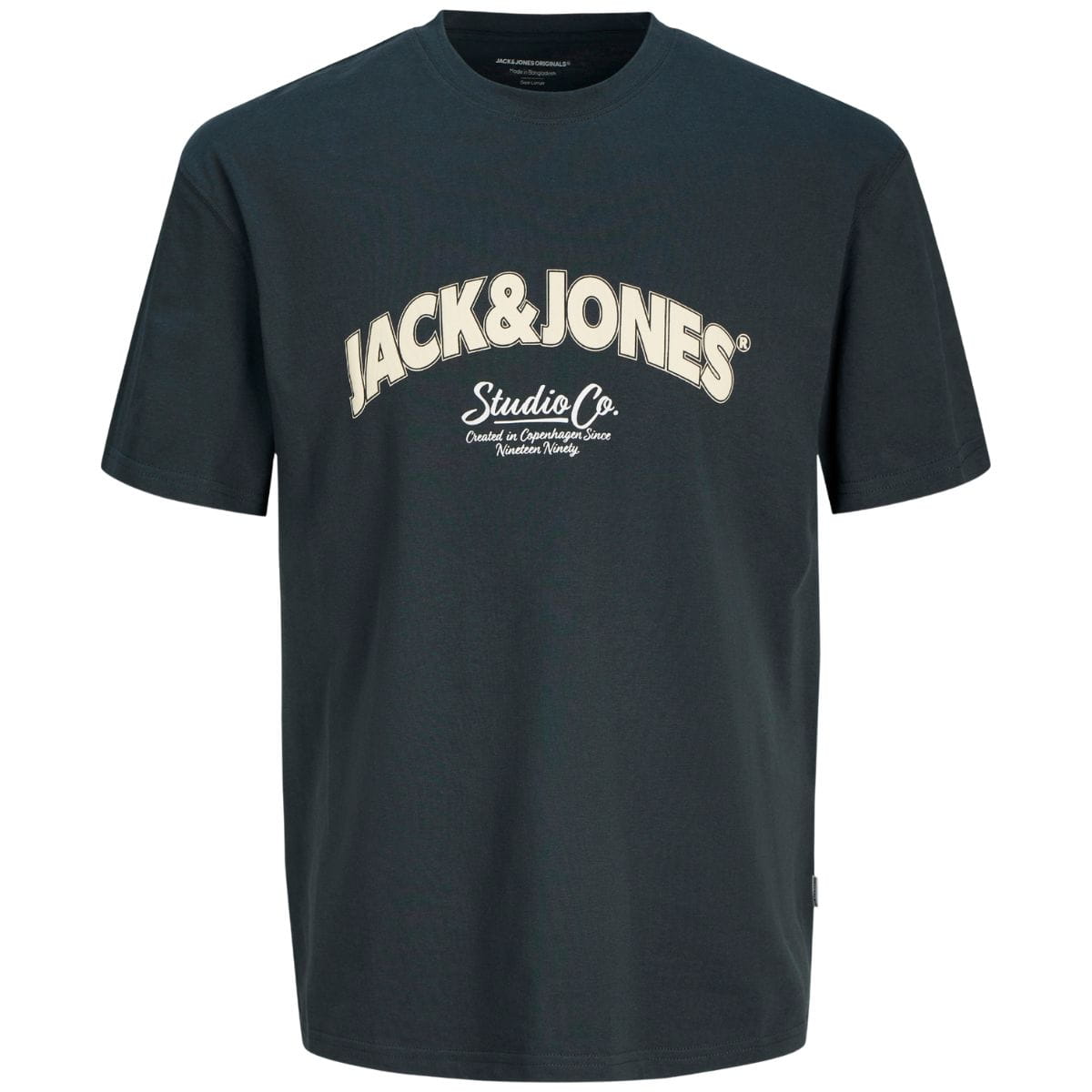 Duże męskie t-shirty z nadrukiem koszulki z krótkim rękawem 3 sztuki Jack &amp; Jones 12293313 multi