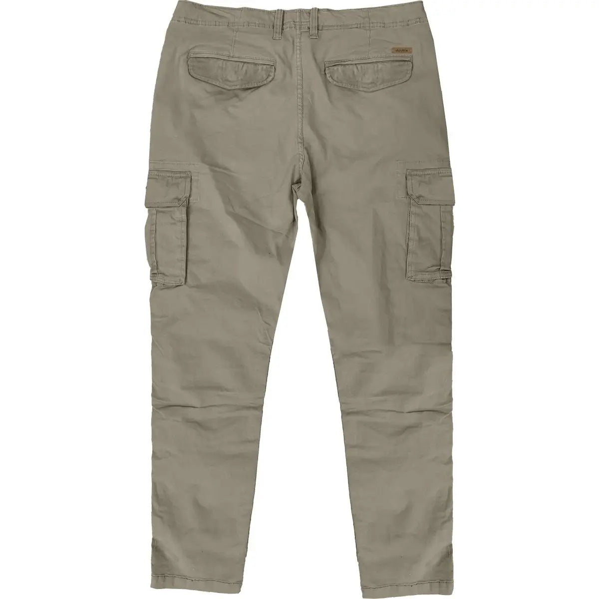 Duże męskie spodnie bojówki prosta nogawka Double Urban Outfitters CCP-4026 beżowe