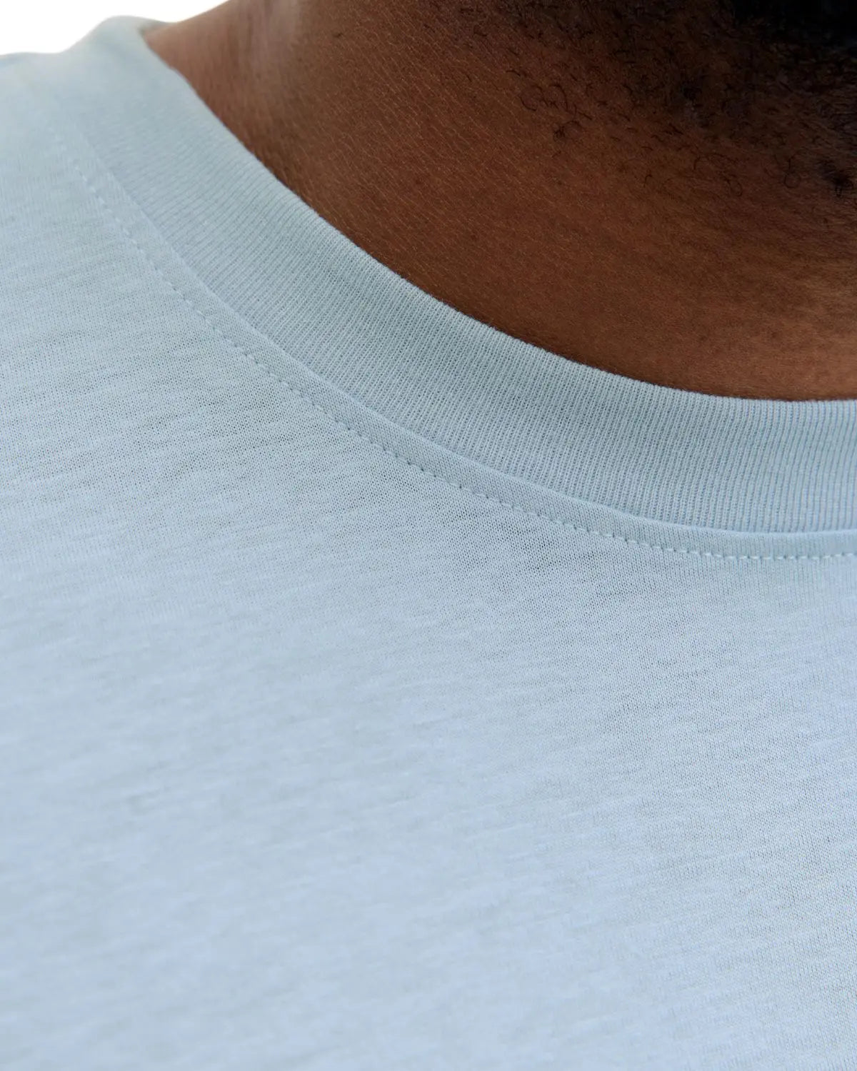 Duża męska koszulka z nadrukiem t-shirt Jack &amp; Jones 12295987 błękitny
