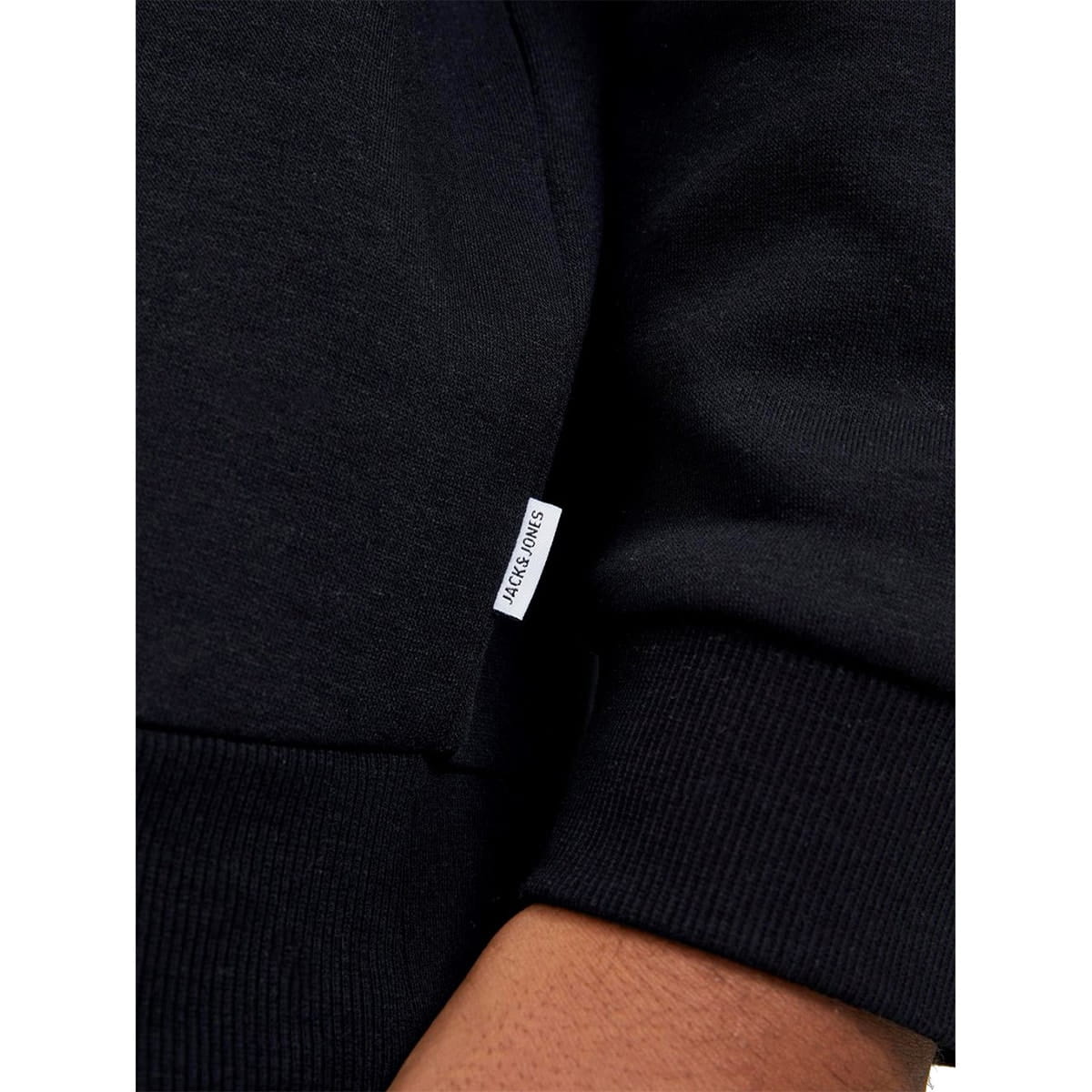 Duża męska bluza wkładana przez głowę Jack &amp; Jones 12250594 czarna