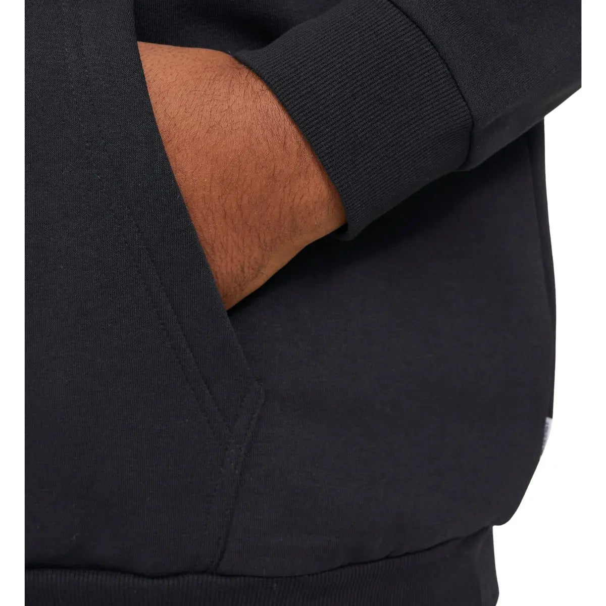 Duża męska bluza wkładana przez głowę z kapturem Jack &amp; Jones 12250595 czarna
