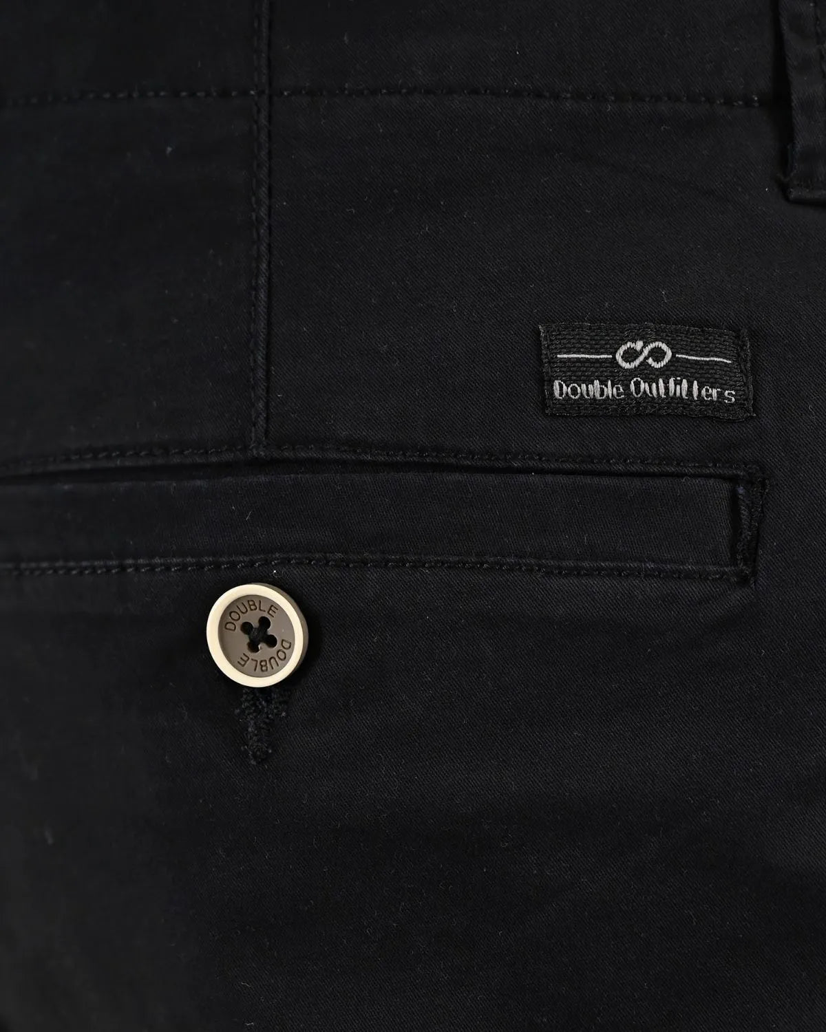 Duże męskie spodnie chinosy Double Urban Outfitters CP-4095 czarne