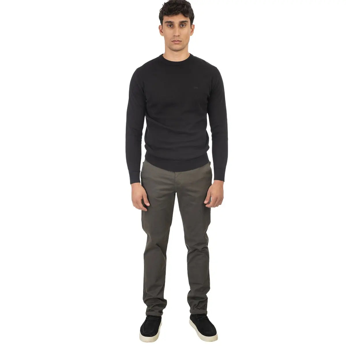 Duże męskie spodnie chinosy Double Urban Outfitters CP-4012 jasnoszare