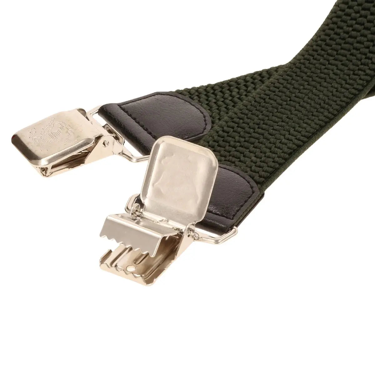 Duże męskie szelki X Ranger 4cm DJ40-017 ciemnozielone