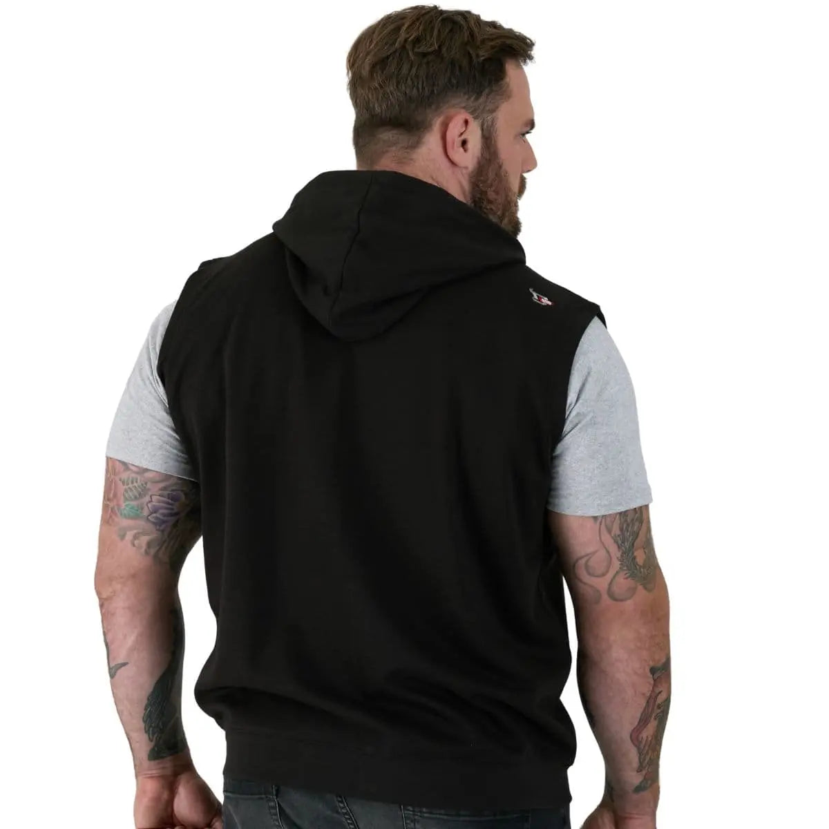 Duża męska bluza bezrękawnik Duke D555 Blake czarny