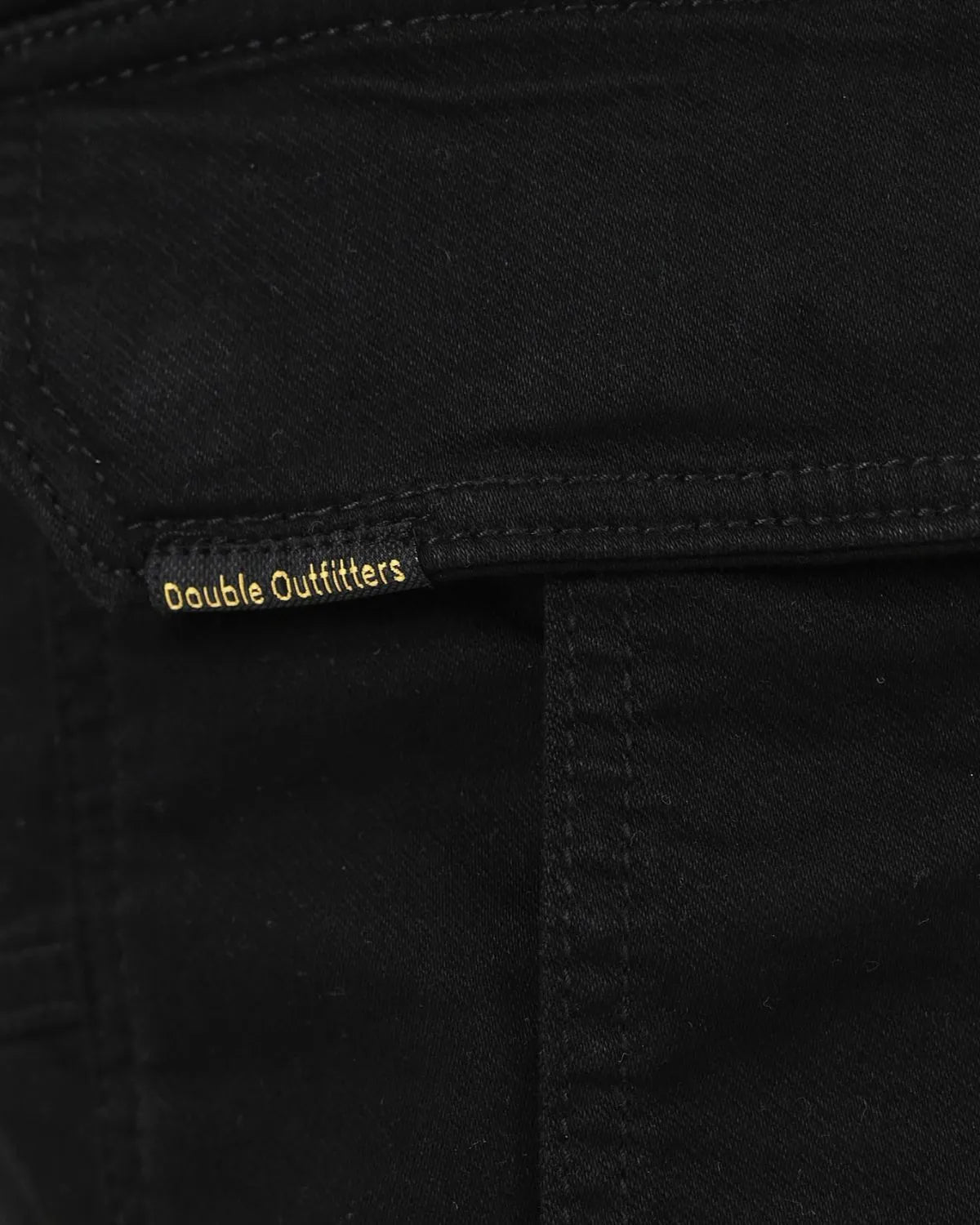 Duże męskie spodenki jeansowe bojówki Double Urban Outfitters MSHO-7070 czarne