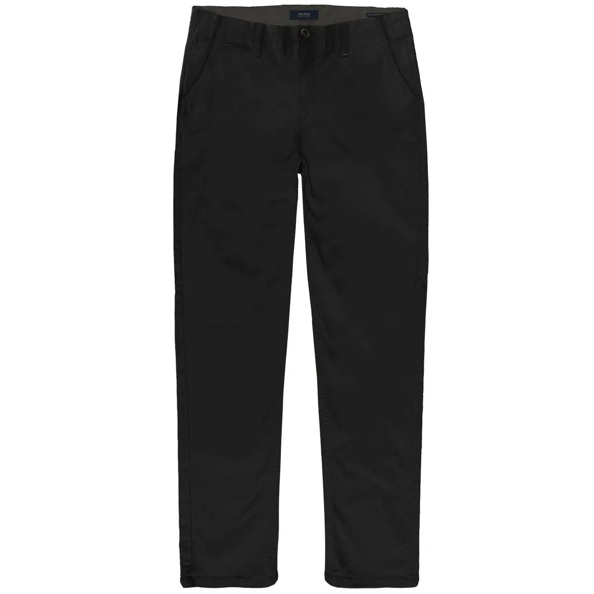 Duże męskie spodnie chinosy prosta nogawka Double Urban Outfitters CP-4080 czarne