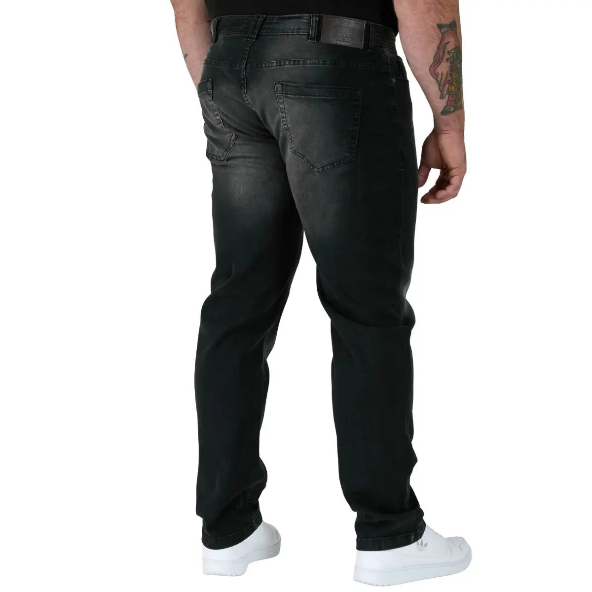 Spodnie jeansy dla wysokiego mężczyzny (TALL) Duke D555 Benson grafitowe