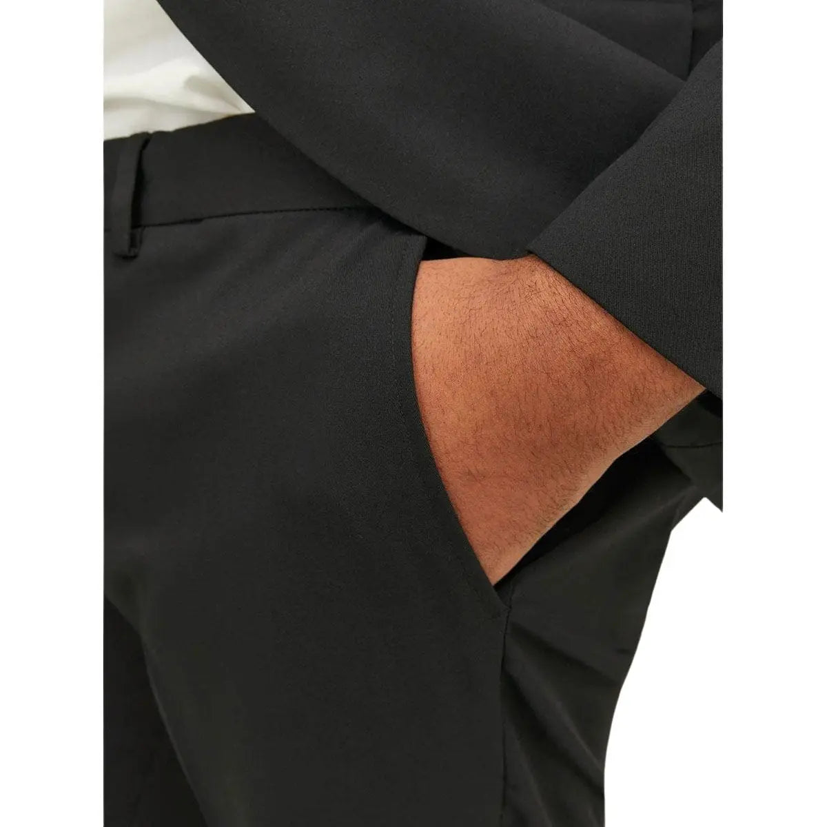 Duże męskie spodnie eleganckie Jack &amp; Jones 12202684 czarne