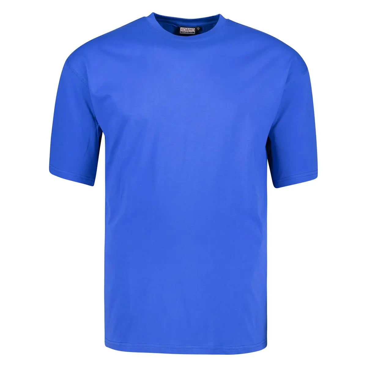 Koszulka gładki t-shirt dla wysokiego mężczyzny (TALL) Adamo 139110-340 niebieski