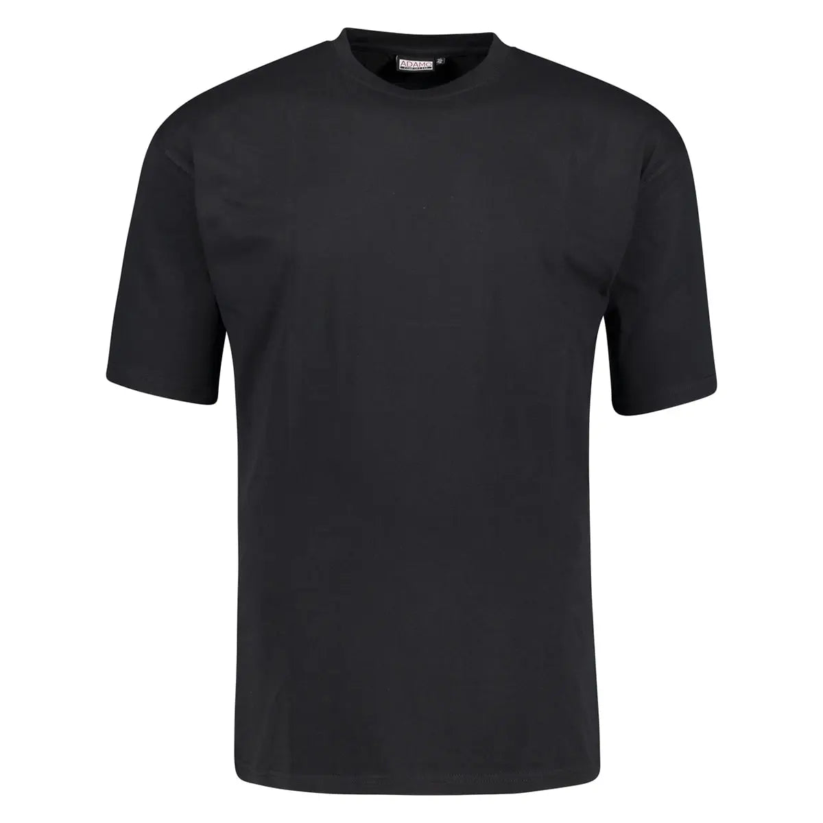 Koszulka gładki t-shirt dla wysokiego mężczyzny (TALL) Adamo 139110-700 czarny