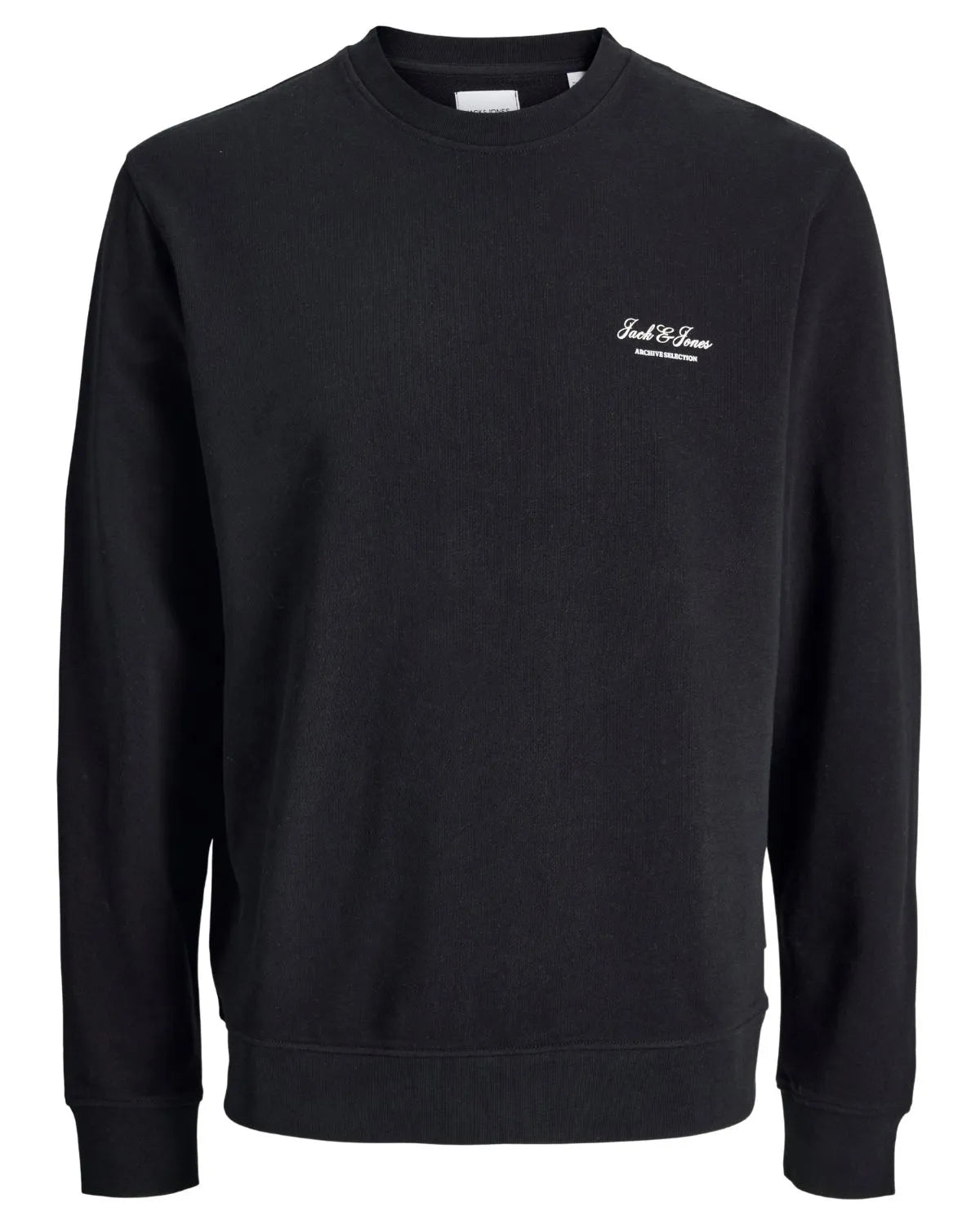 Duża męska cienka bluza wkładana przez głowę Jack &amp; Jones 12294579 czarna