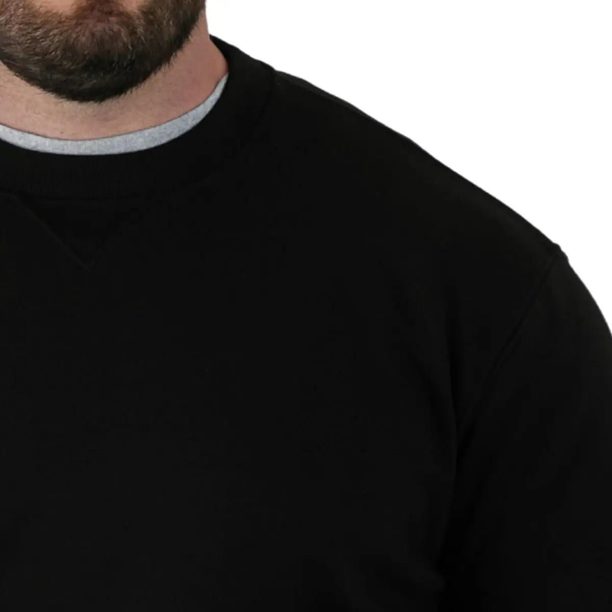 Duża bluza męska wkładana przez głowę Duke Rockford Sweat Classic czarna