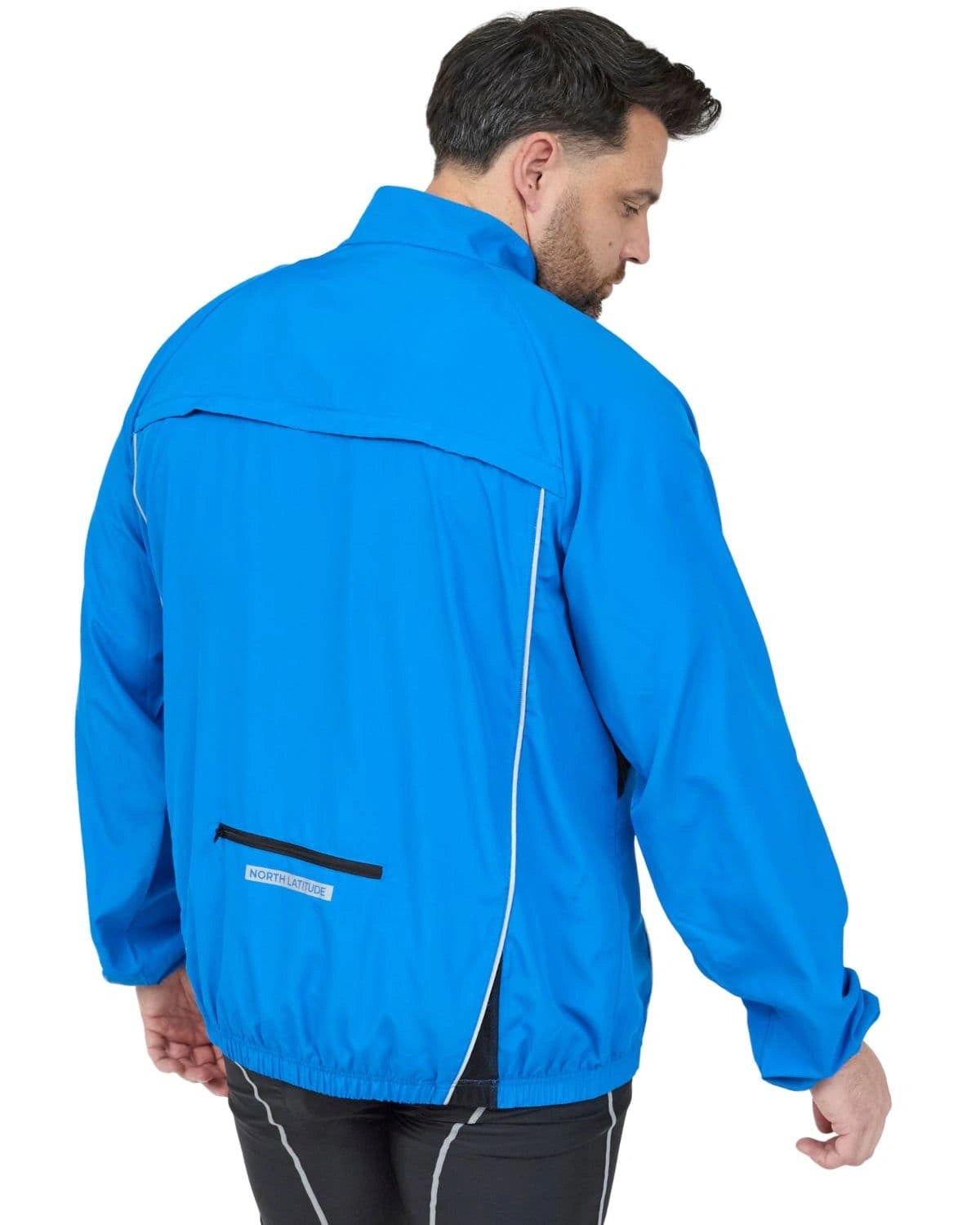 Duża sportowa lekka kurtka softshell ze stójką North 56°4 99253-0570 niebieska
