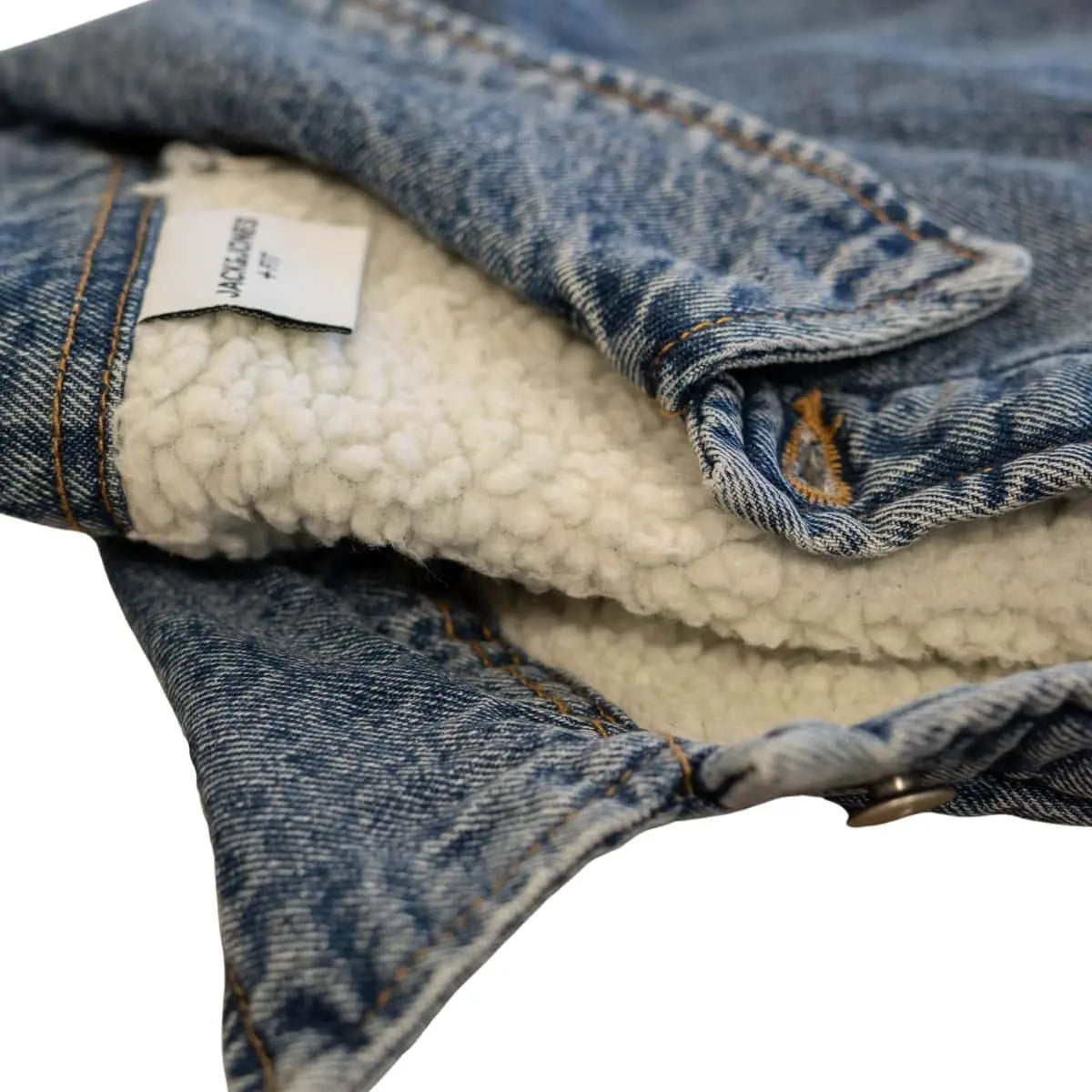 Duża kurtka jeansowa katana ocieplana Jack &amp; Jones 12286912 niebieska