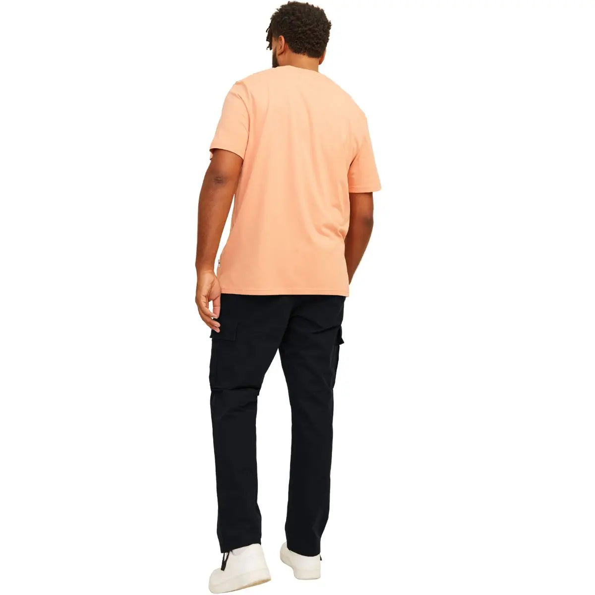 Duże męskie spodnie bojówki Jack &amp; Jones 12264152 czarne