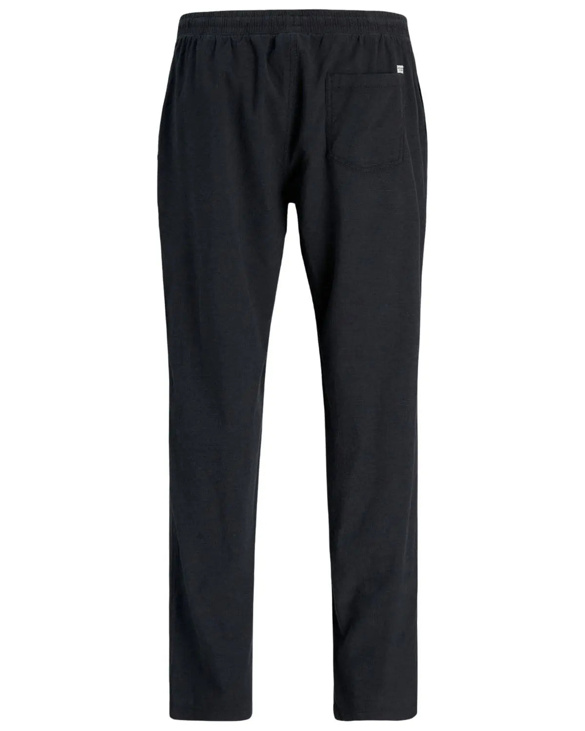 Duże męskie spodnie chinosy z lnem Jack &amp; Jones 12294266 czarne