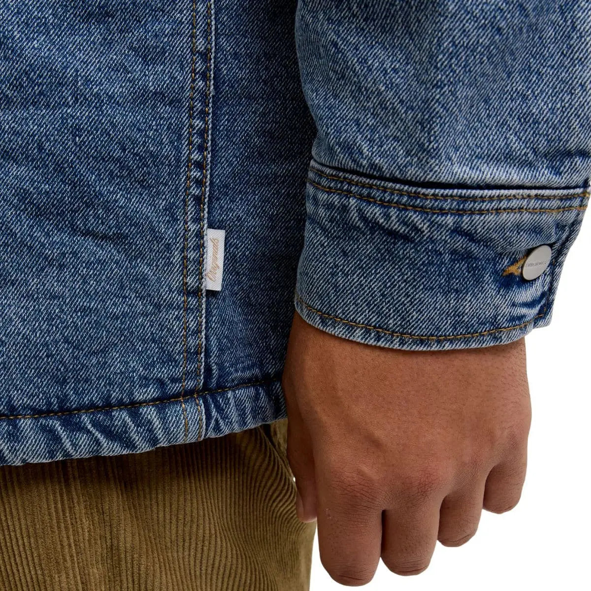 Duża kurtka jeansowa katana ocieplana Jack &amp; Jones 12286912 niebieska