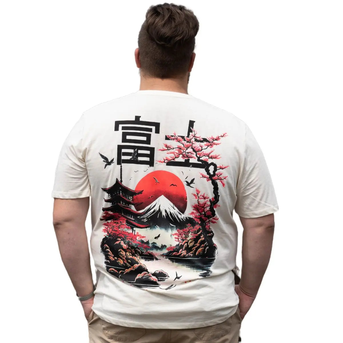 Duże męskie koszulki z krótkim rękawem t-shirt z dużym nadrukiem na plecach 3 sztuki Jack &amp; Jones 12285075 multi
