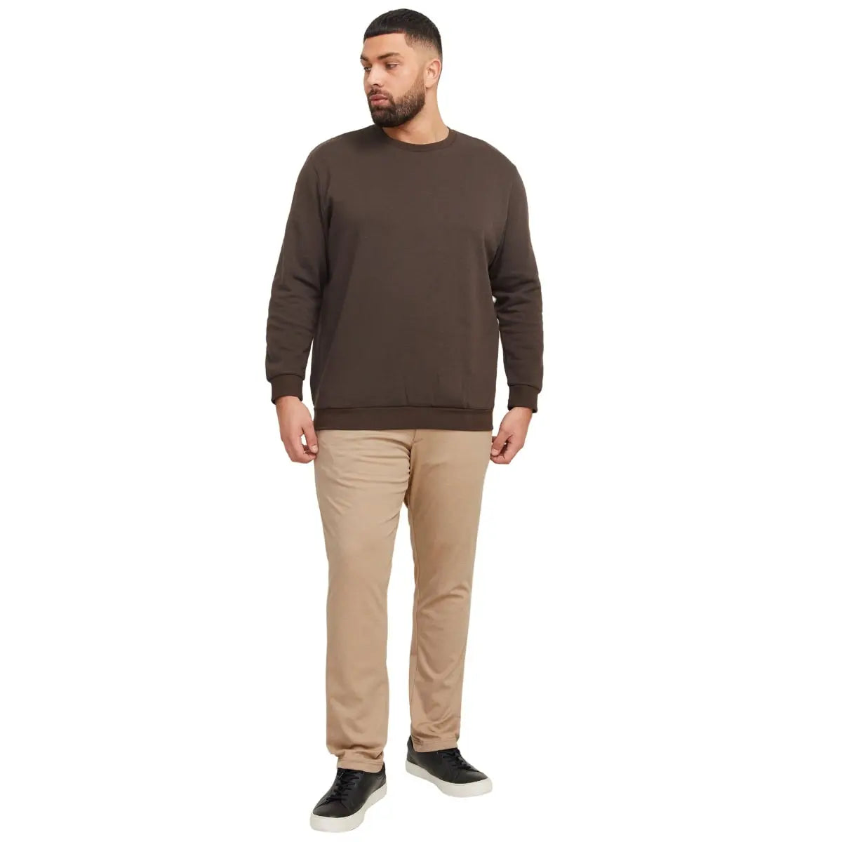 Duże męskie spodnie chinosy Jack &amp; Jones 12250503 beżowe