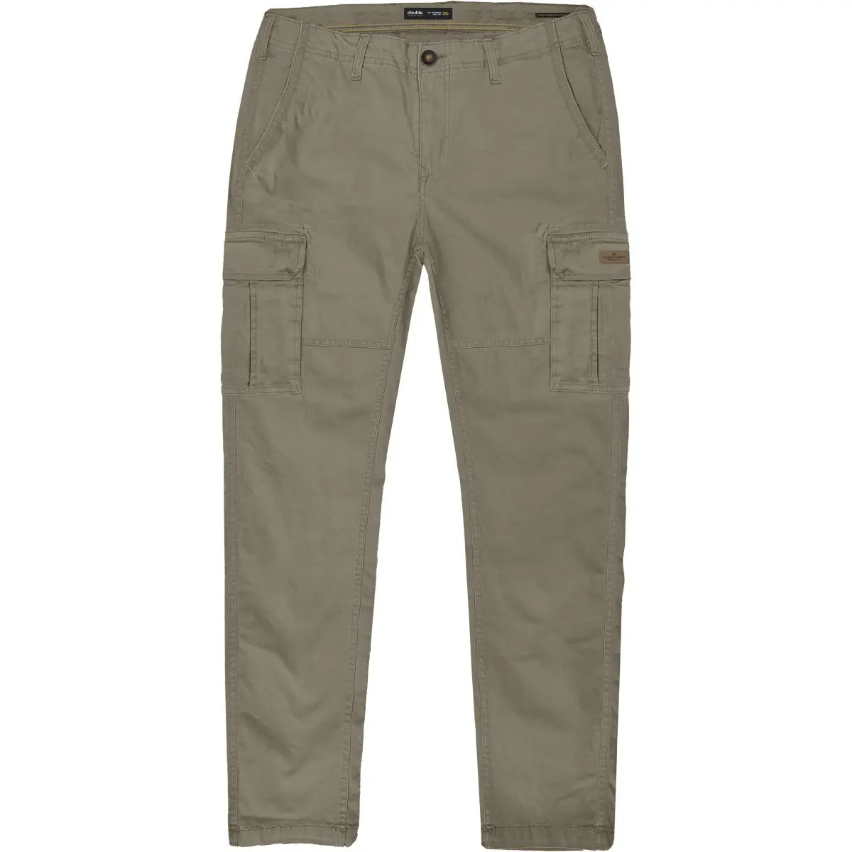 Duże męskie spodnie bojówki prosta nogawka Double Urban Outfitters CCP-4026 beżowe