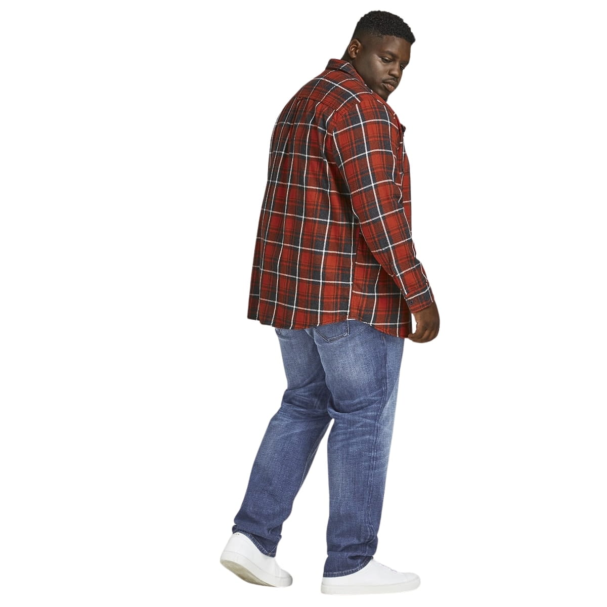 Duże męskie spodnie jeansowe Jack &amp; Jones 12188524 niebieskie