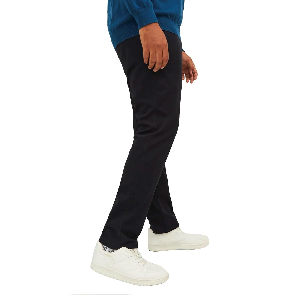 Duże męskie spodnie chinosy Jack &amp; Jones 12243603 czarne