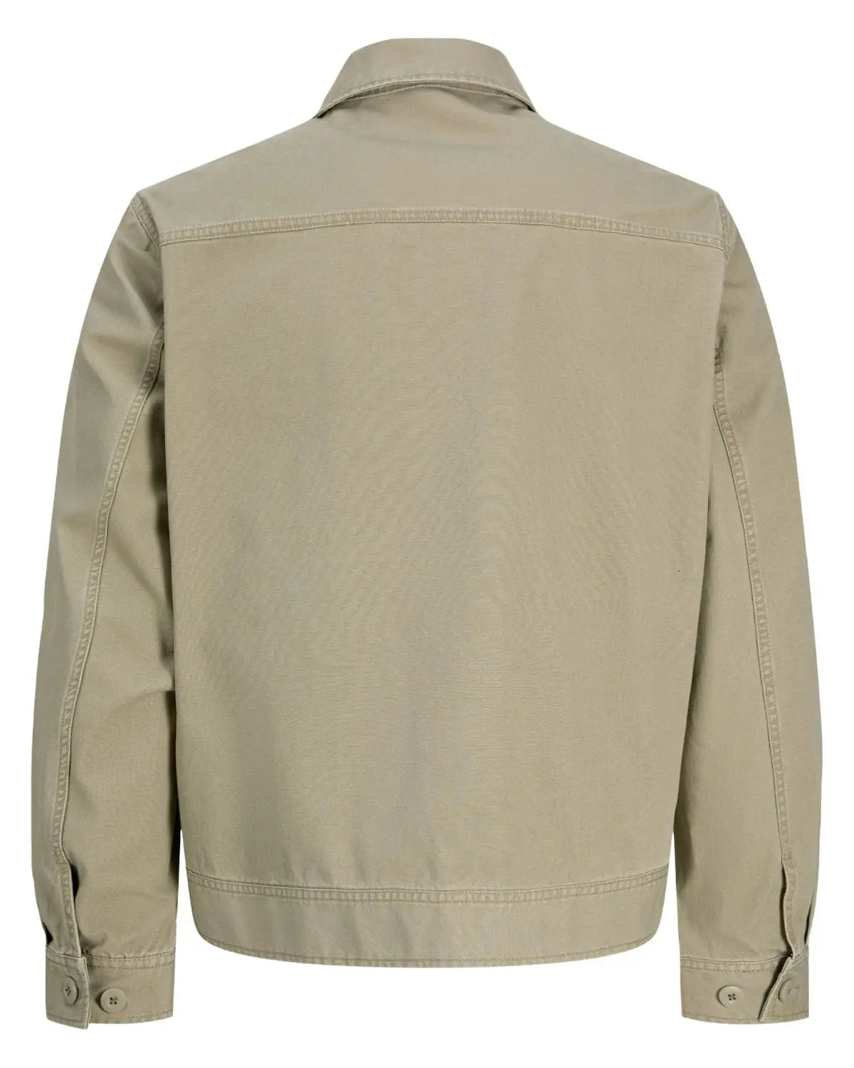 Duża męska lekka kurtka przejściowa z kołnierzykiem Jack &amp; Jones 12294853 khaki