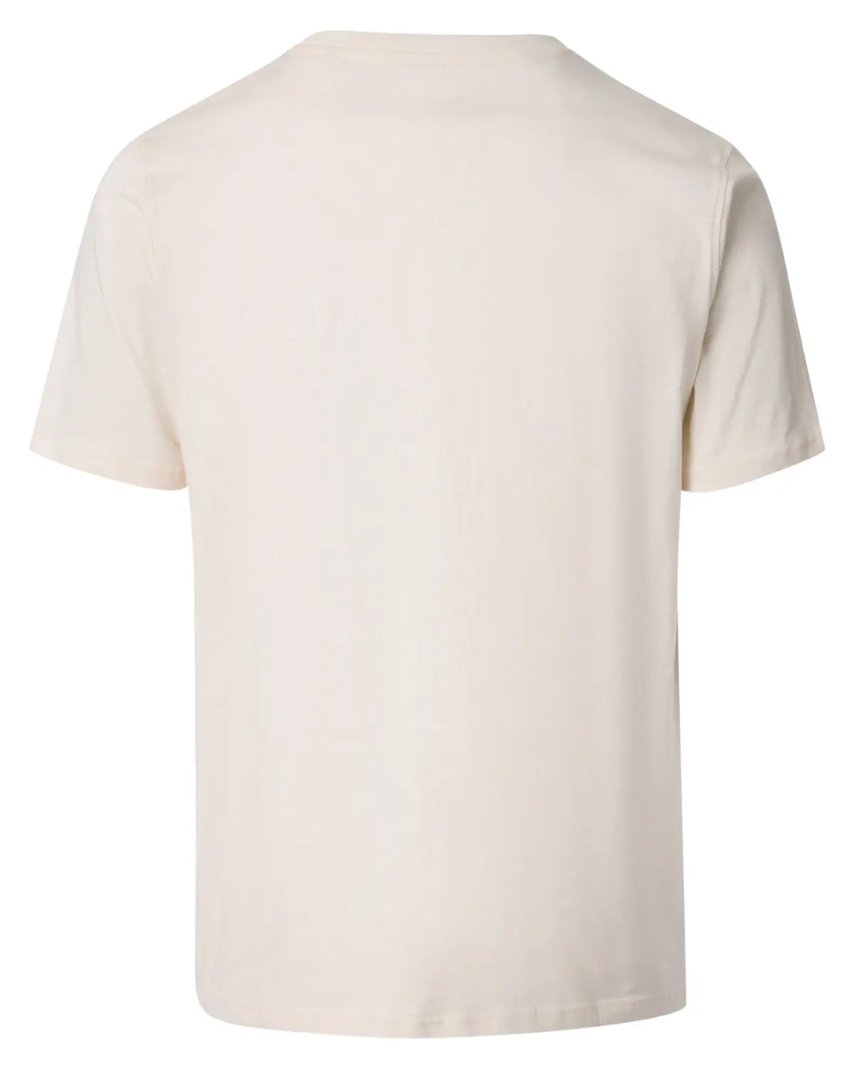 Duża męska koszulka gładka t-shirt Casa Moda 4200-002 kremowy