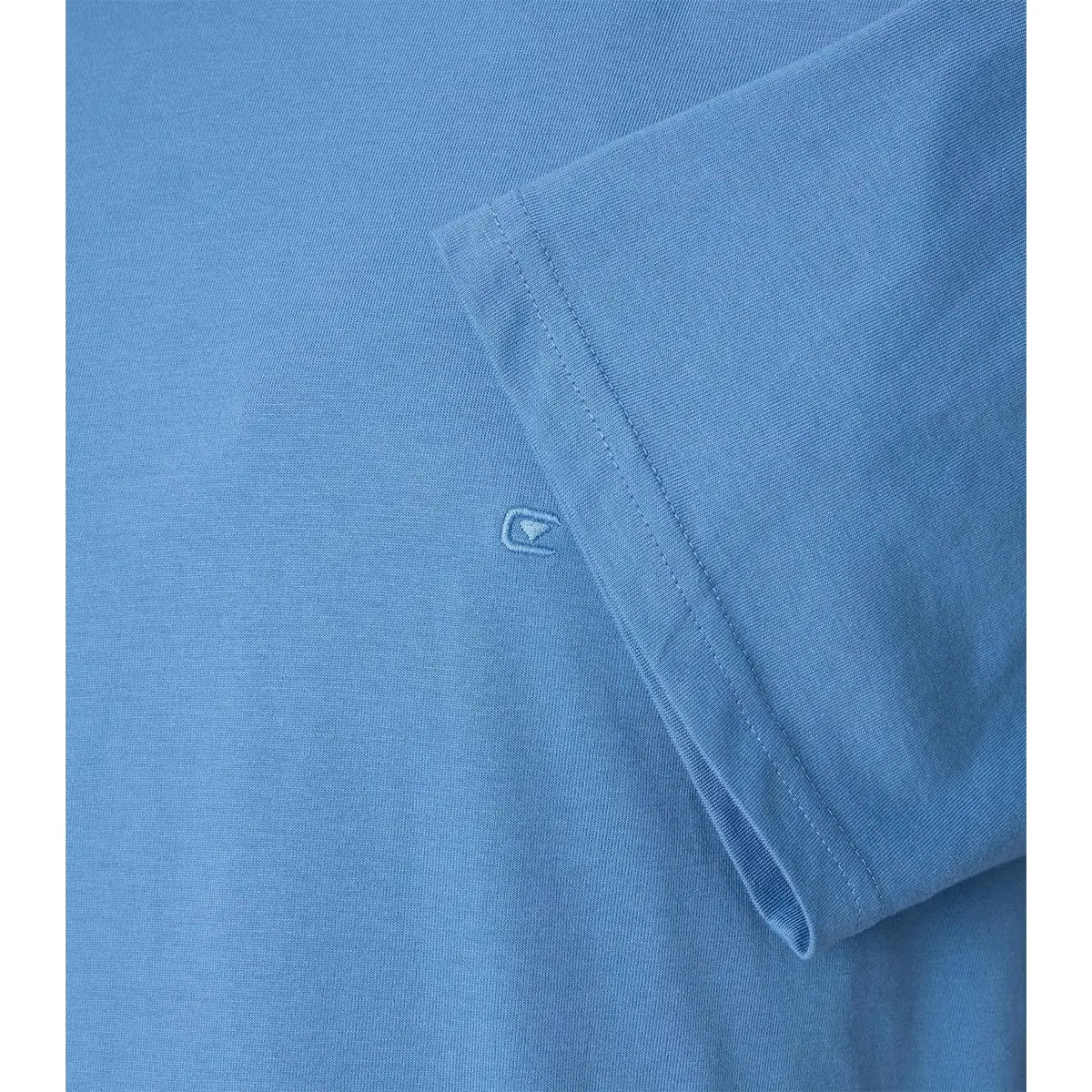 Duża męska koszulka gładka t-shirt Casa Moda 4200-161 jasnoniebieski