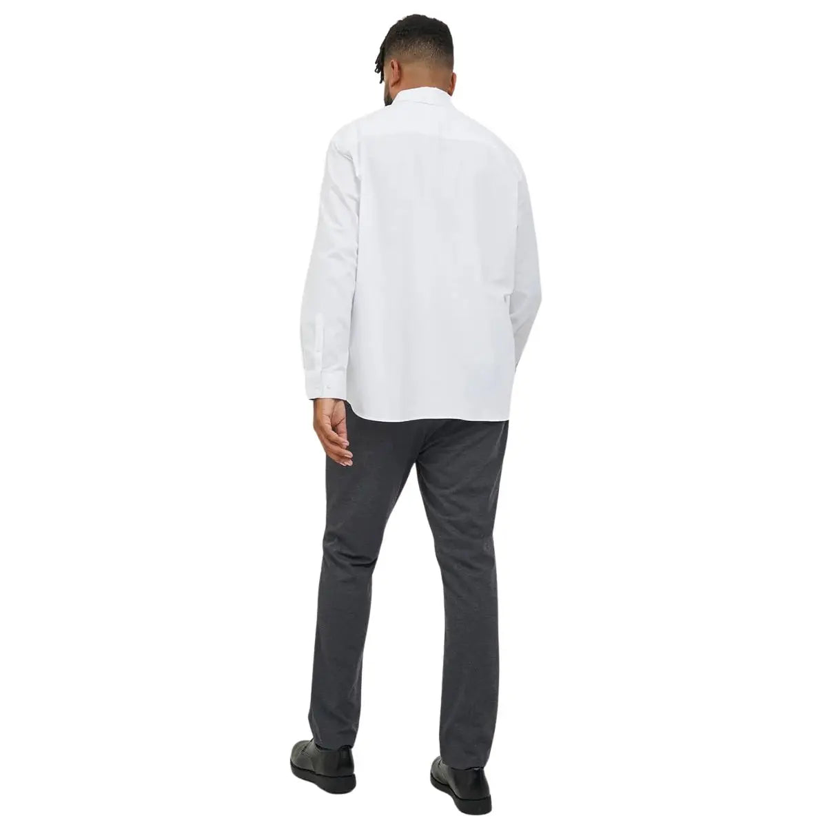 Duże męskie spodnie chinosy Jack &amp; Jones 12250503 ciemnoszare