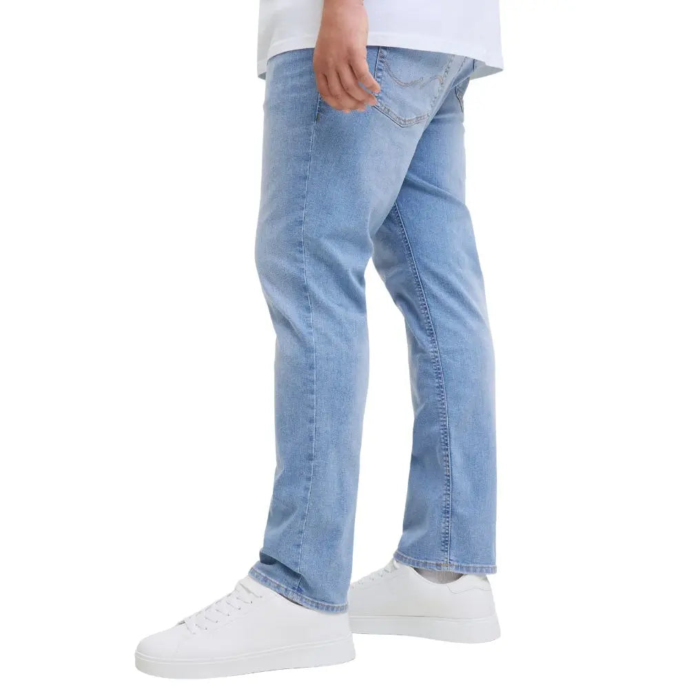 Duże męskie spodnie jeansowe Jack &amp; Jones 12284341 niebieskie