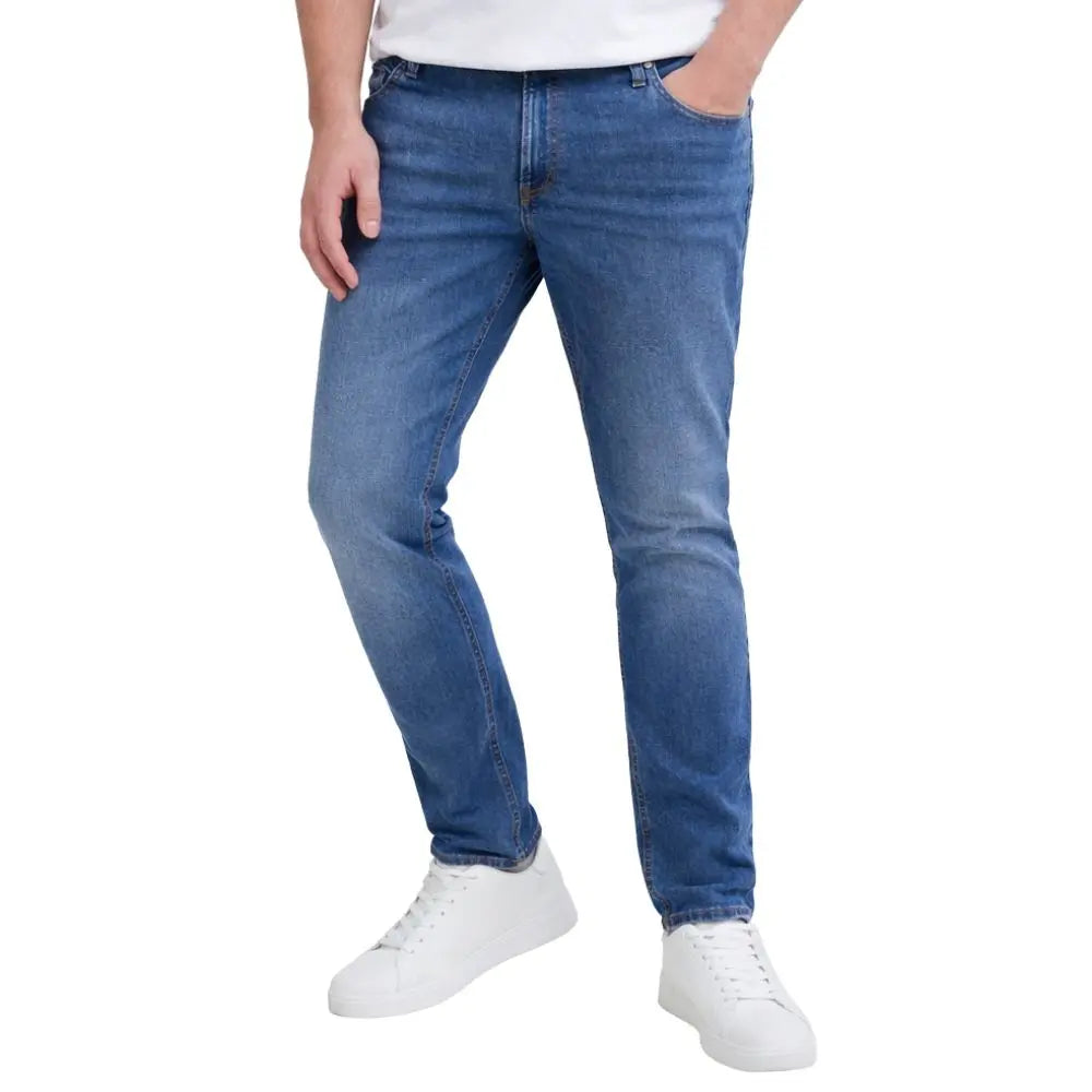 Duże męskie spodnie jeansowe Jack &amp; Jones 12284340 granatowe