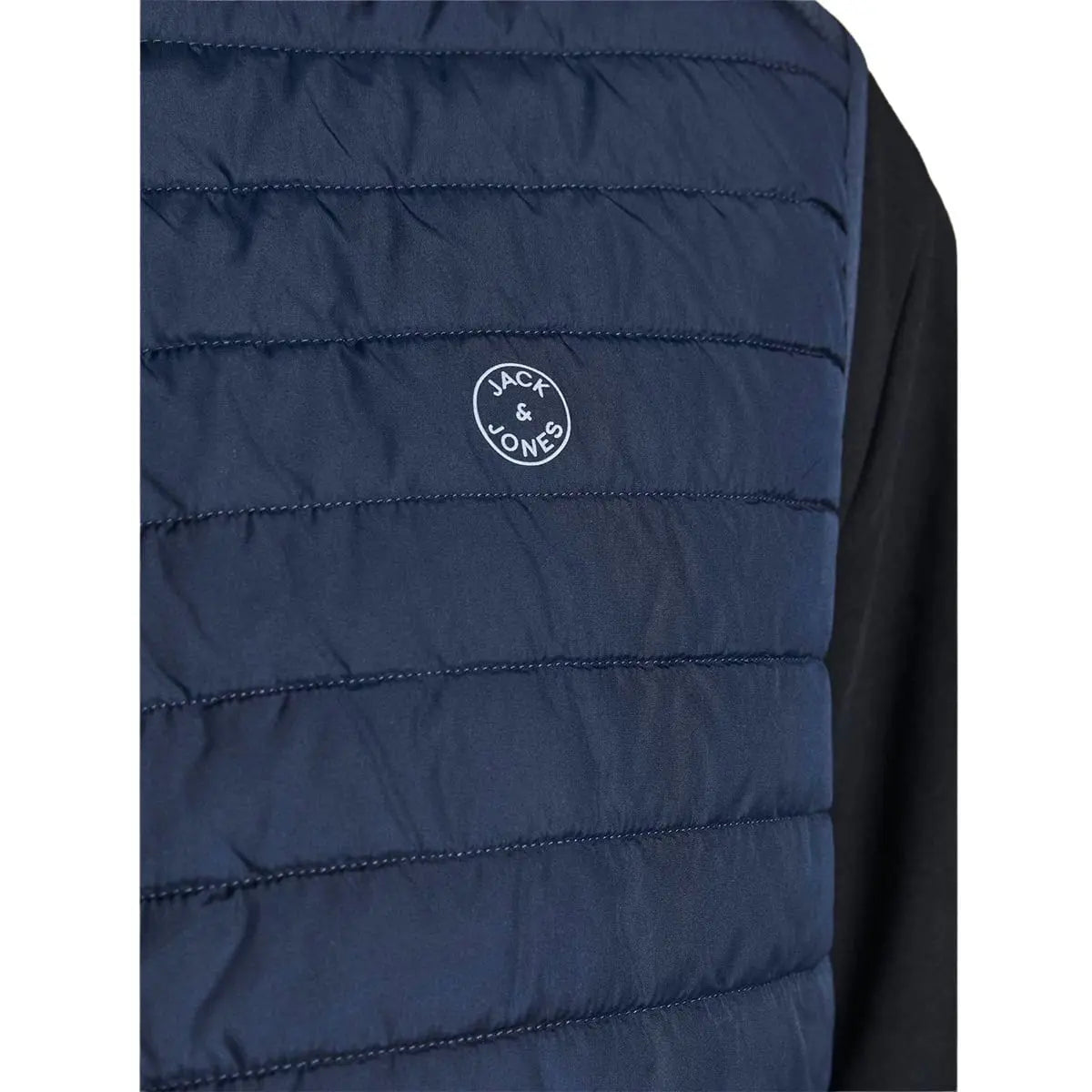 Duży męski bezrękawnik kamizelka ze stójką Jack &amp; Jones 12205347 granatowa