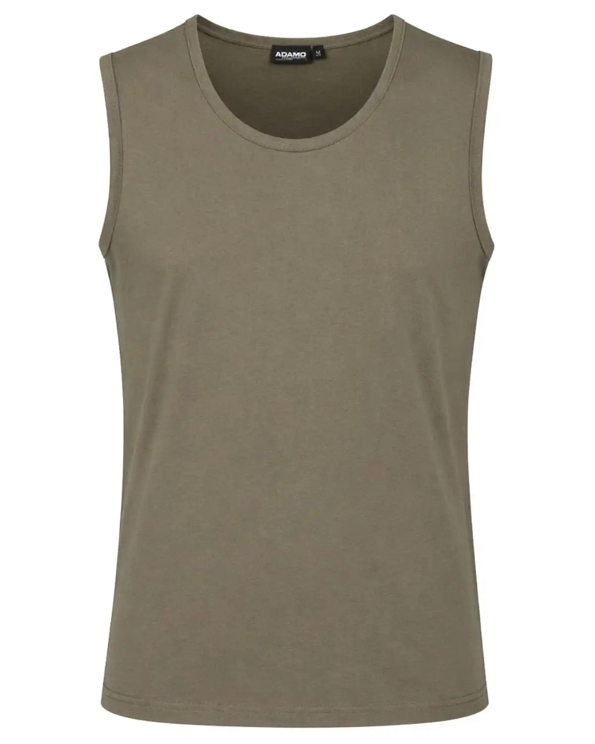 Duża męska koszulka bokserka Adamo 129410-441 khaki