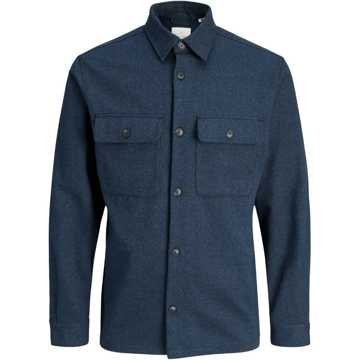 Duża męska koszula z długim rękawem Jack &amp; Jones 12288192 granatowa