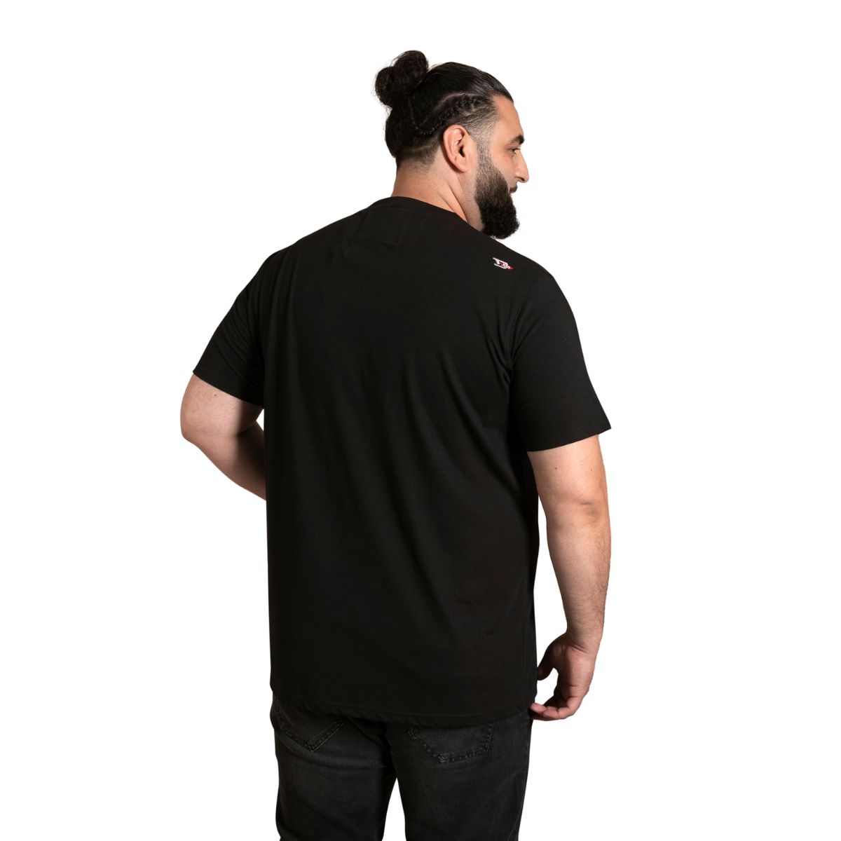 Duża koszulka t-shirt męski nadruk Duke Ginza czarny