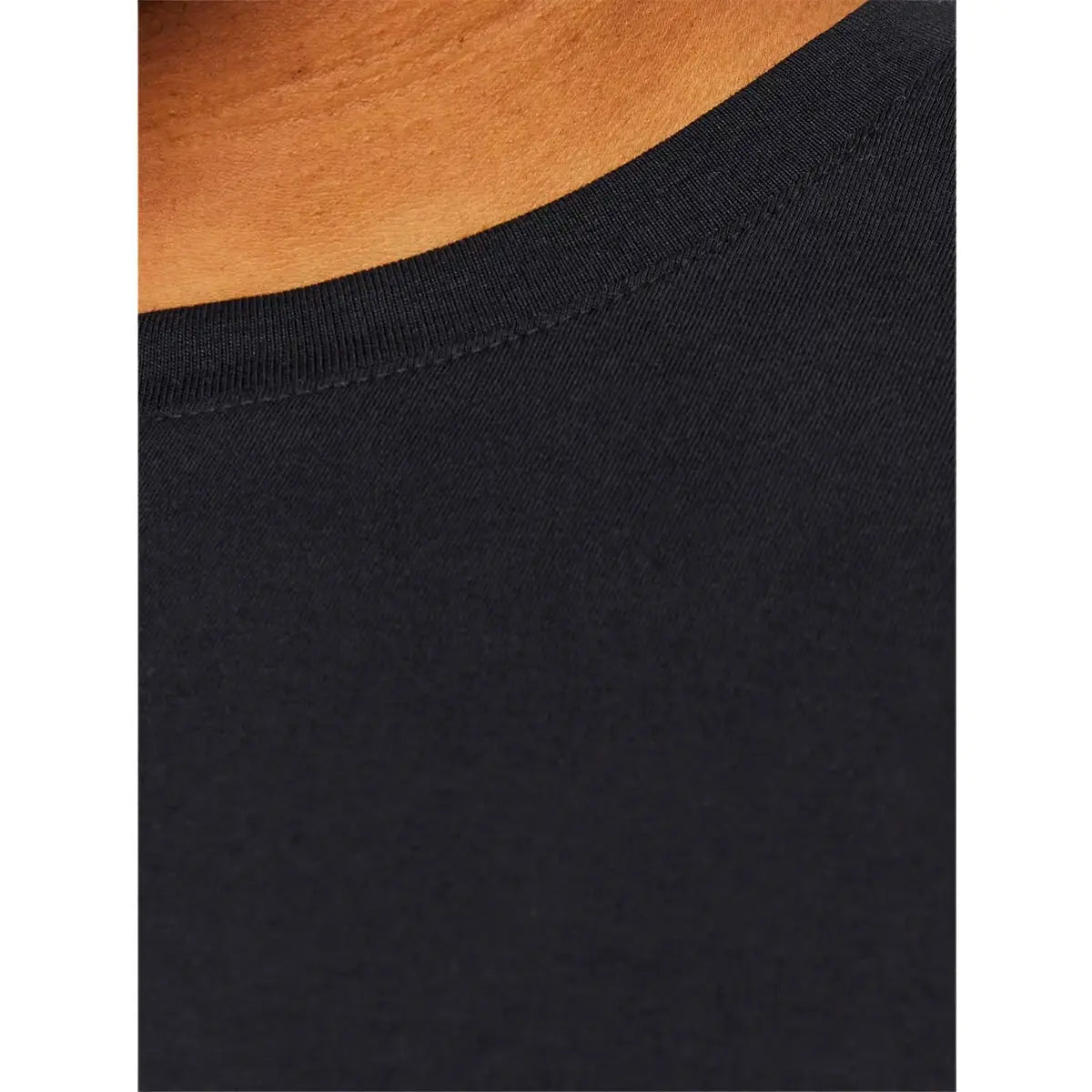 Duża męska koszulka z napisami t-shirt Jack &amp; Jones 12243630 czarny