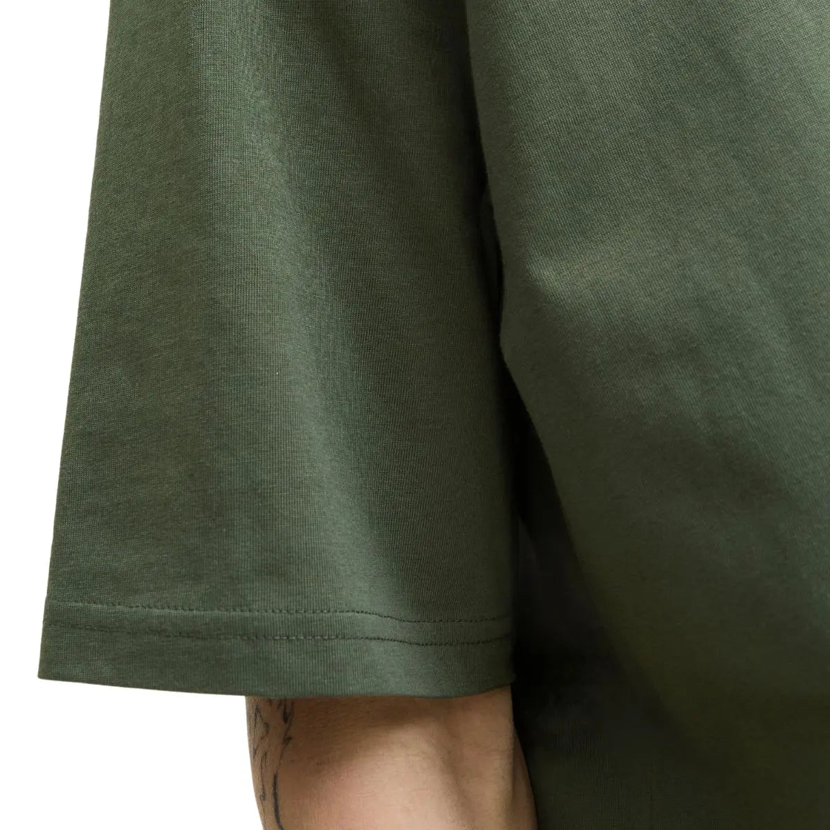 Duży męski t-shirt  koszulka z nadrukiem krótkim rękawem Jack &amp; Jones 12279591 ciemnozielona