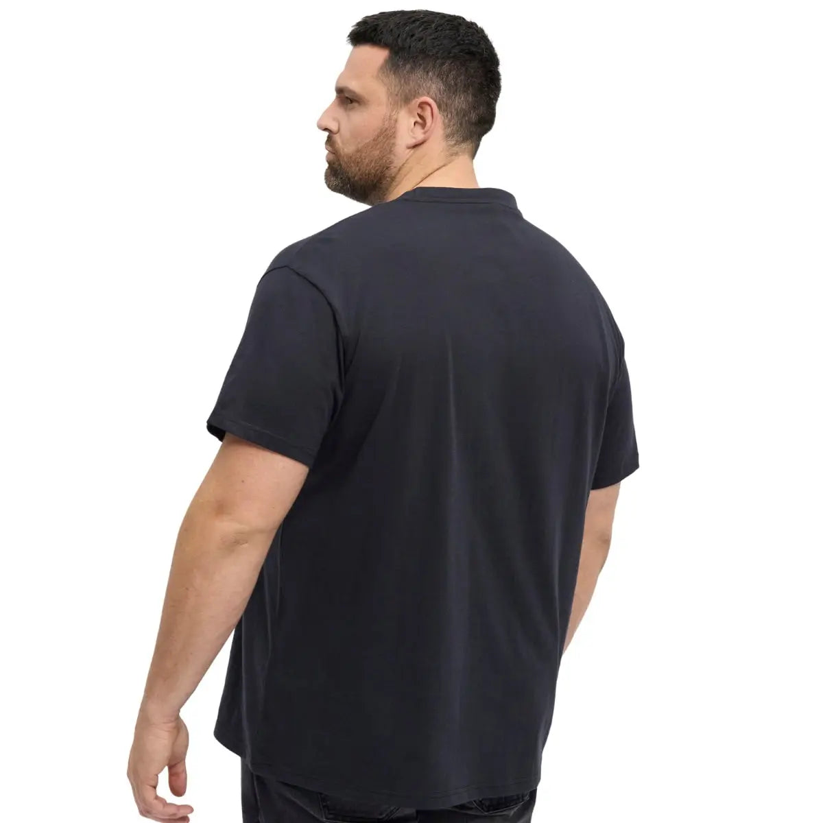Duży męski t-shirt z świątecznym nadrukiem Coca Cola koszulka z krótkim rękawem North Latitude 53356-0099 czarna